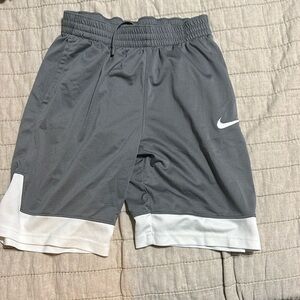 nike kids dri fit elite stripe basketball shorts boys youth size L